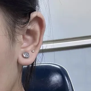 크롬하츠 켈트 드래곤 스털링 실버 귀걸이 CE021 상세 이미지 6