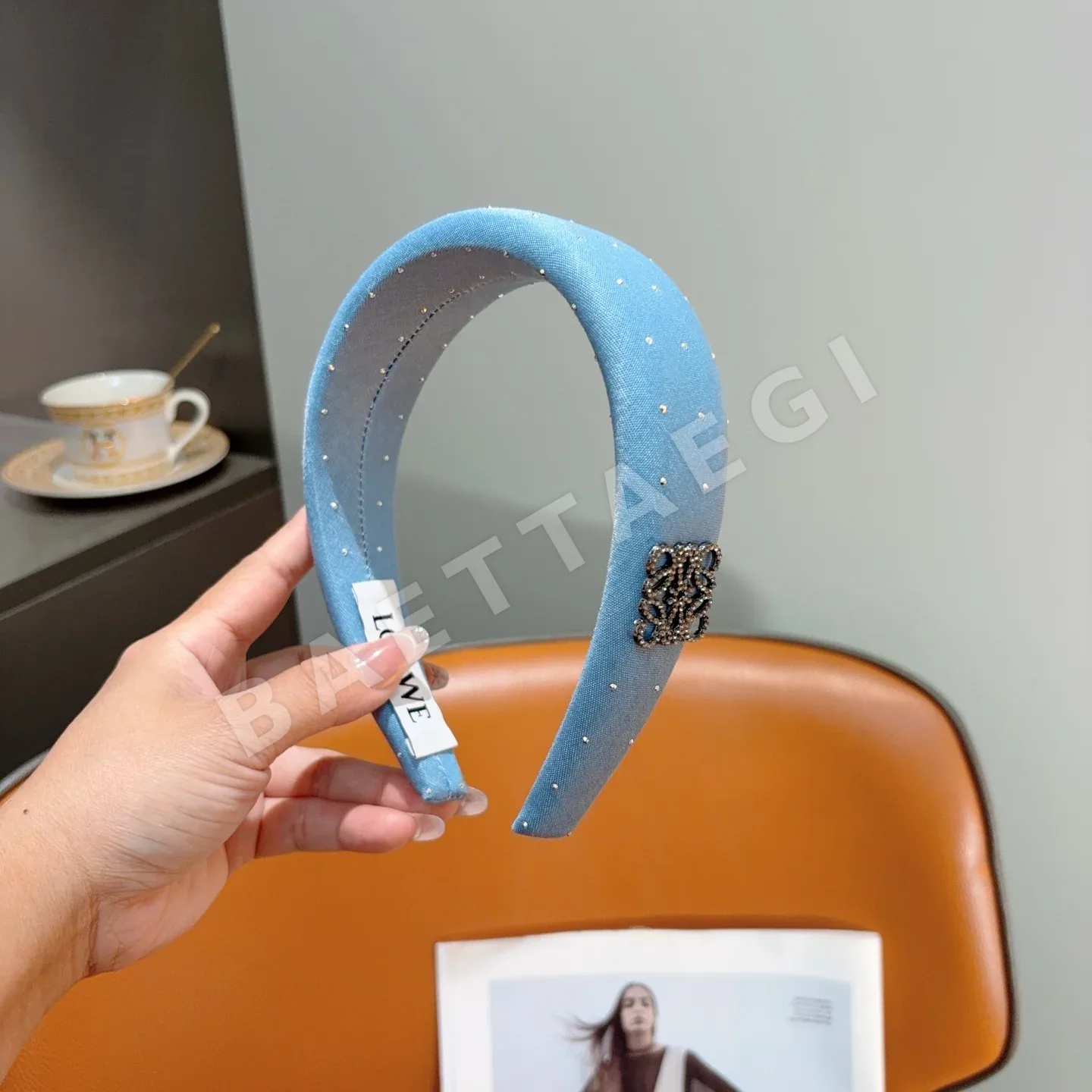 로에베 스펀지 헤어밴드 상세 이미지 2