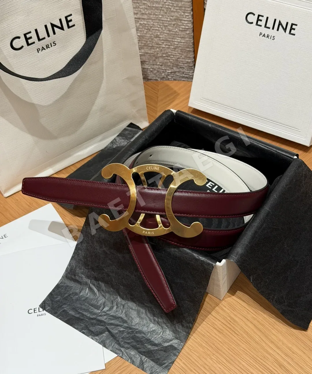 셀린느 트리옴프 코어 2.5 cm 벨트 179551