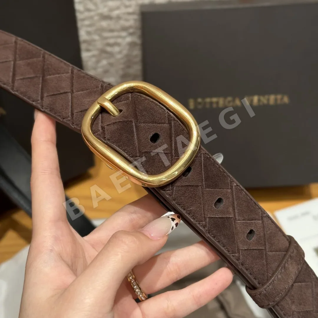 보테가베네타 인트레차토 스웨이드 벨트 상세 이미지 6