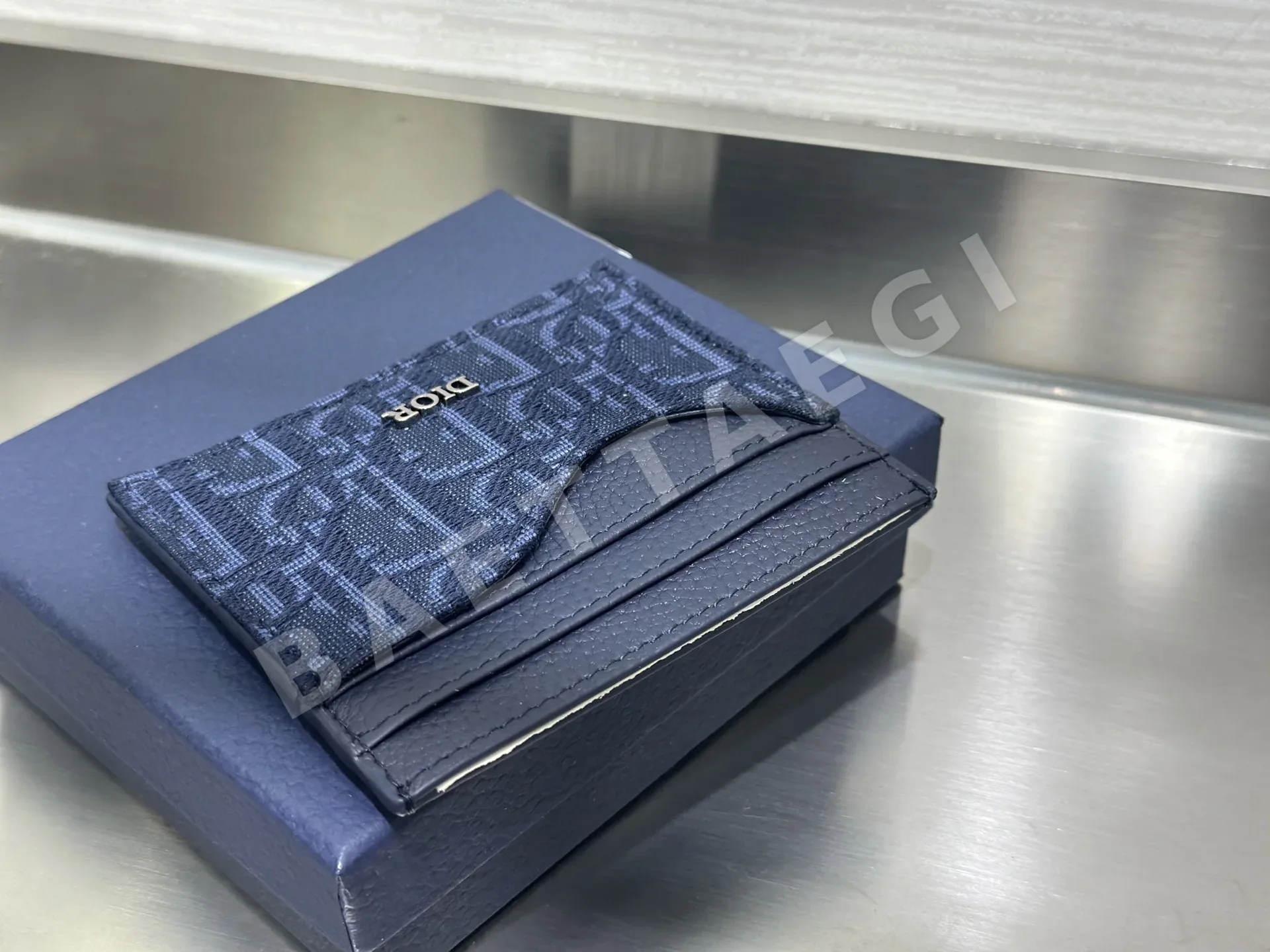 디올 블랙 오블리크 카드홀더 가방 상세 이미지 5