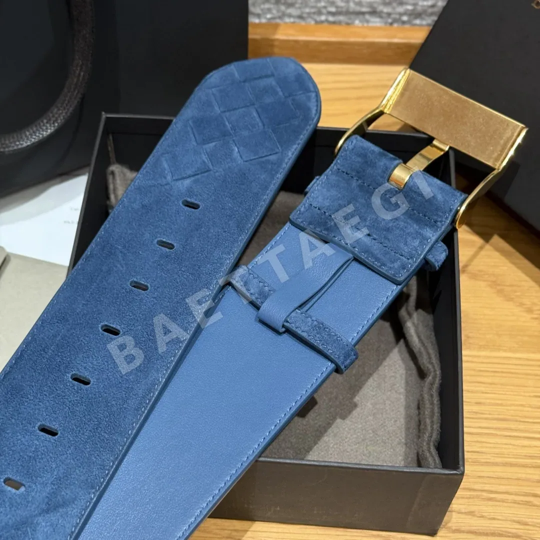 보테가베네타 인트레치아토 스웨이드 벨트 60mm 상세 이미지 8
