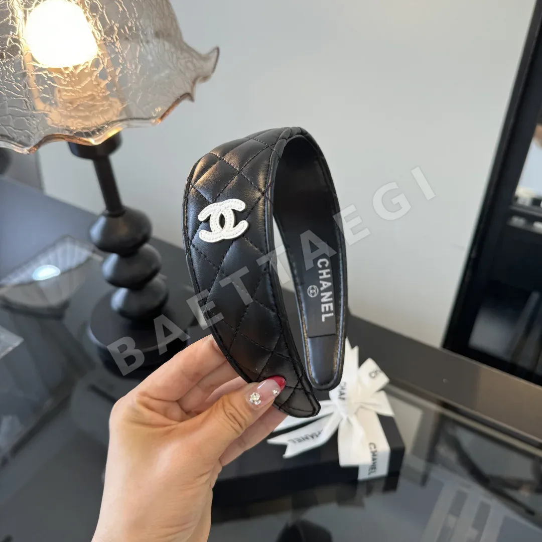 샤넬 퀼팅 헤어밴드 183089