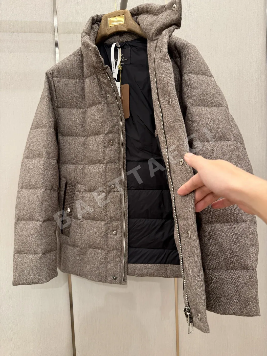 로로피아나 울 혼방 남성 패딩 점퍼 상세 이미지 8