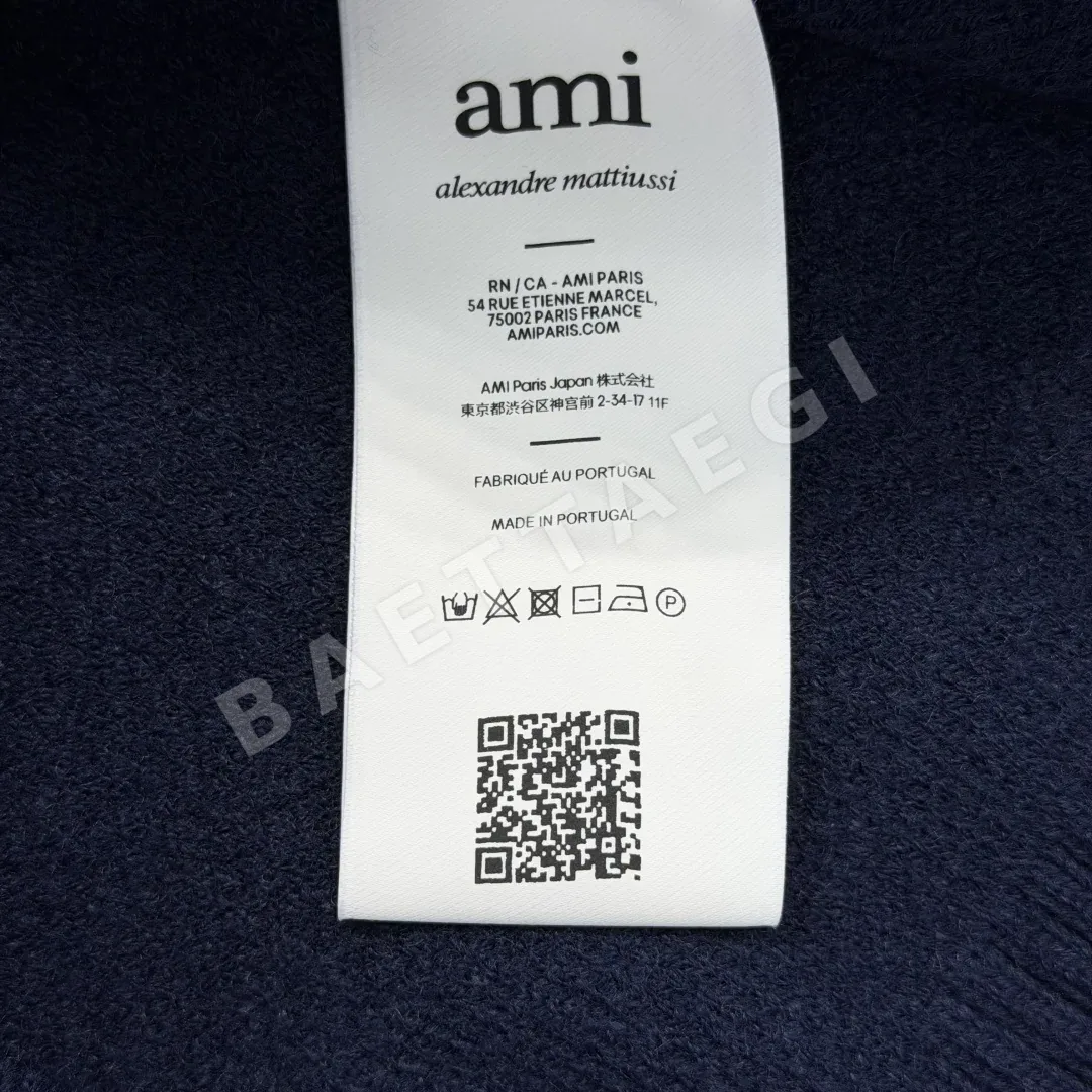 아미 크루넥 알파카 울 니트 상세 이미지 9