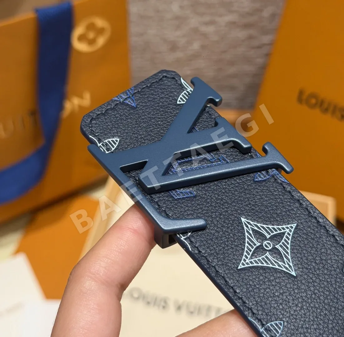 루이비통 남성 리버시블 40mm 가죽 벨트 상세 이미지 5