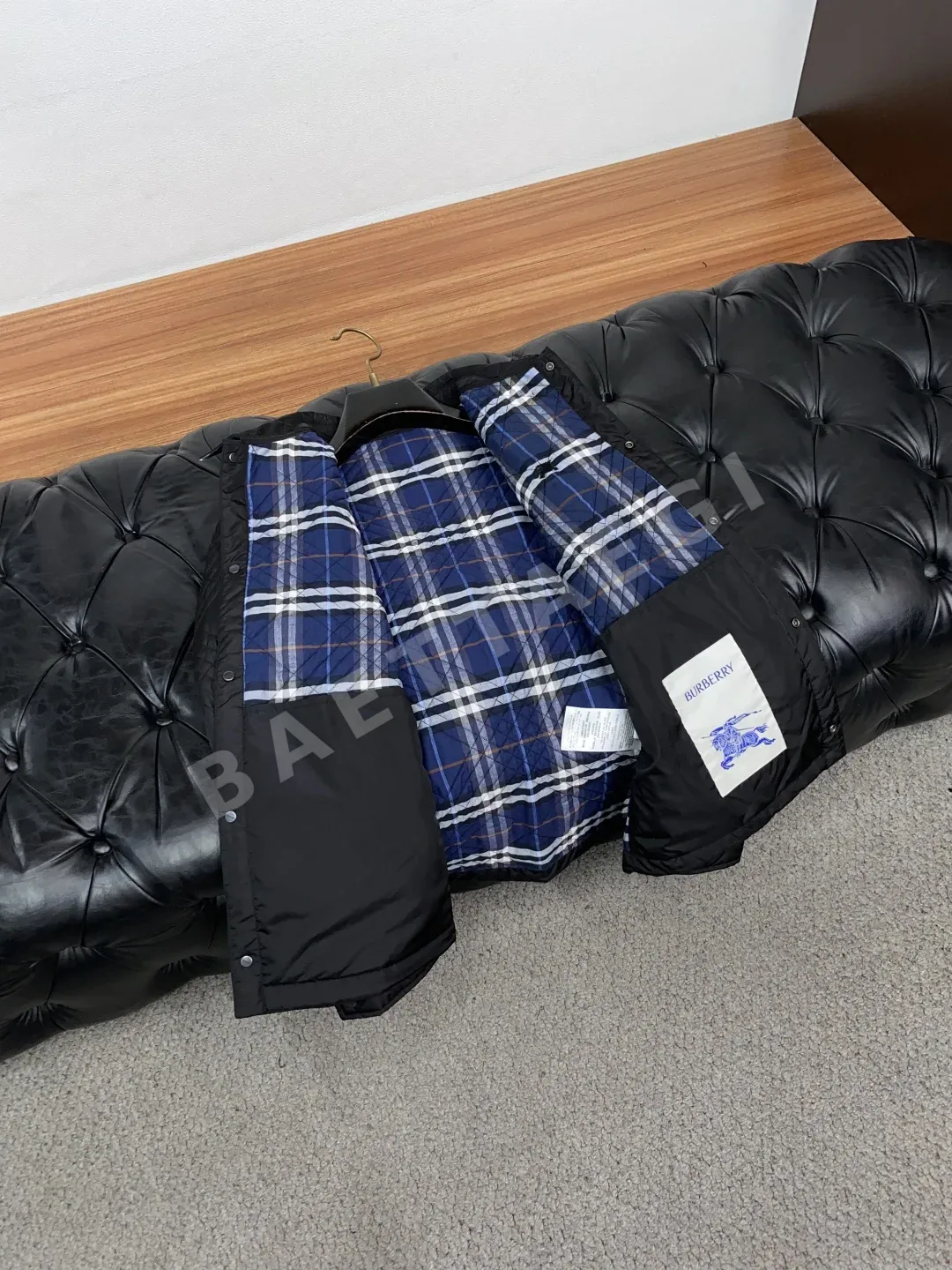 버버리 코튼 패드 내장 남성 자켓 상세 이미지 7