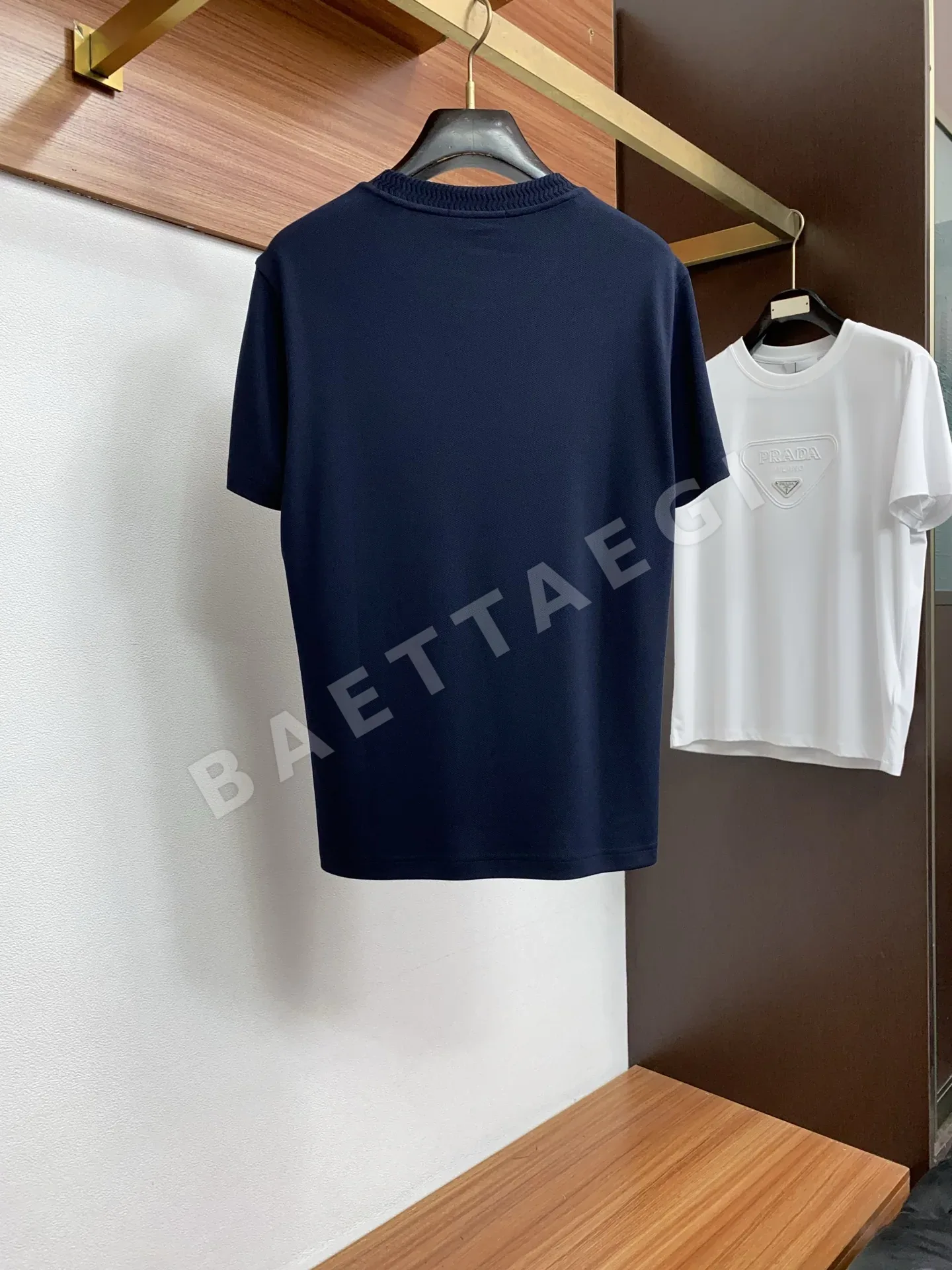 로로피아나 립 디자인 텐셀 피케 반팔 티셔츠 상세 이미지 10