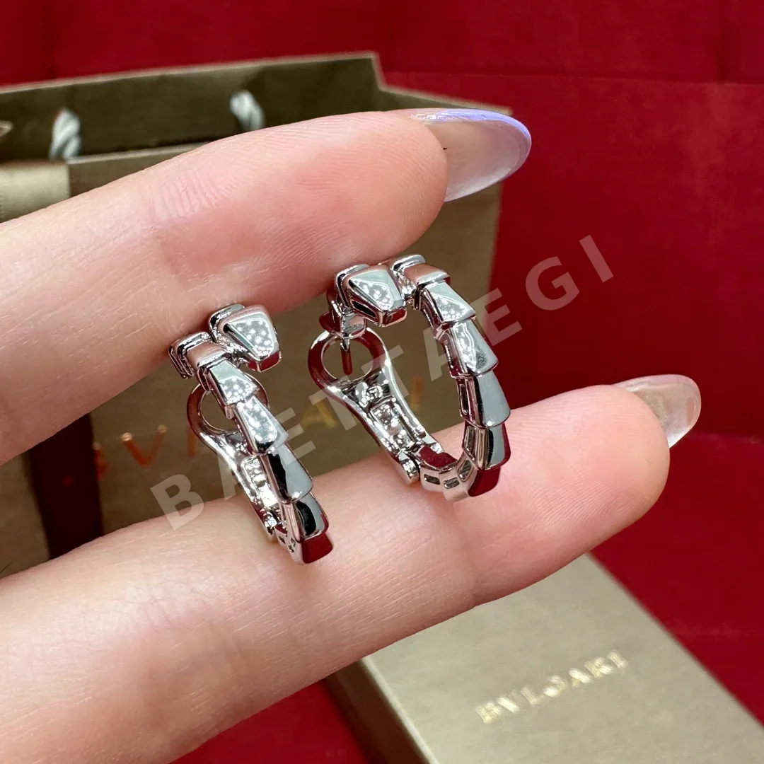불가리 세르펜티 바이퍼 다이아몬드 장식 귀걸이 상세 이미지 2