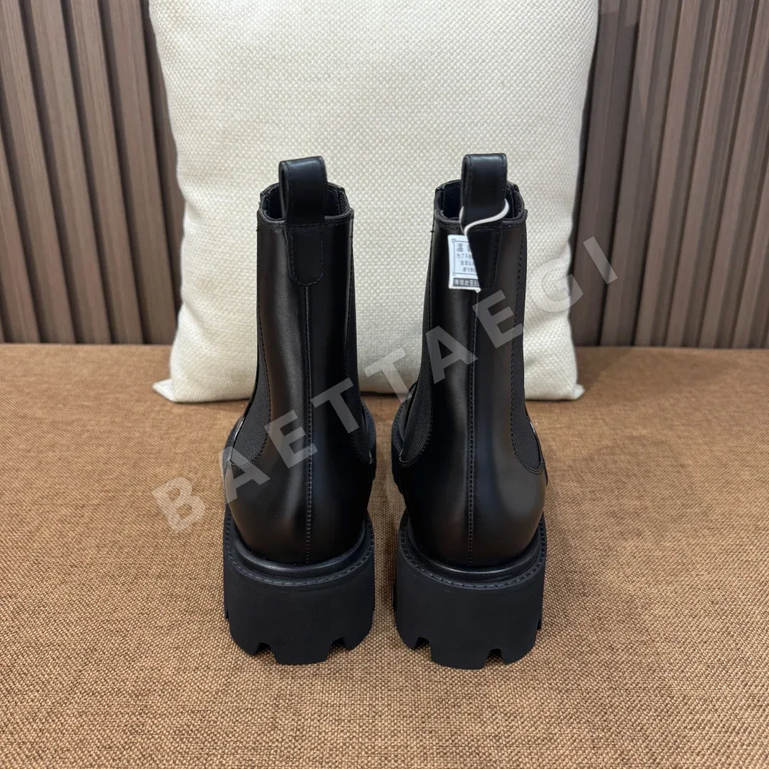 샤넬 부츠 가죽 플랫폼 첼시 상세 이미지 8
