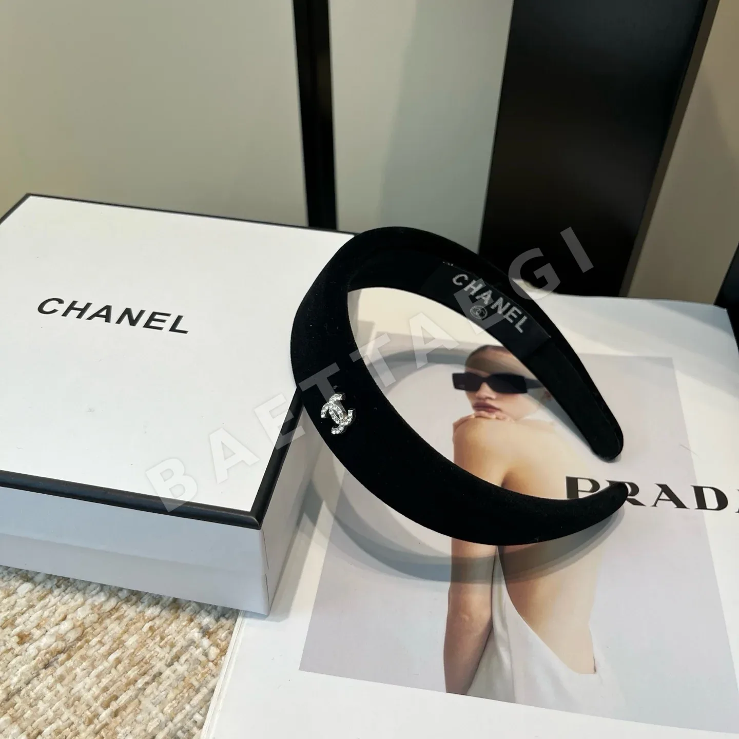 샤넬 미니 헤드밴드 헤어악세사리 183593