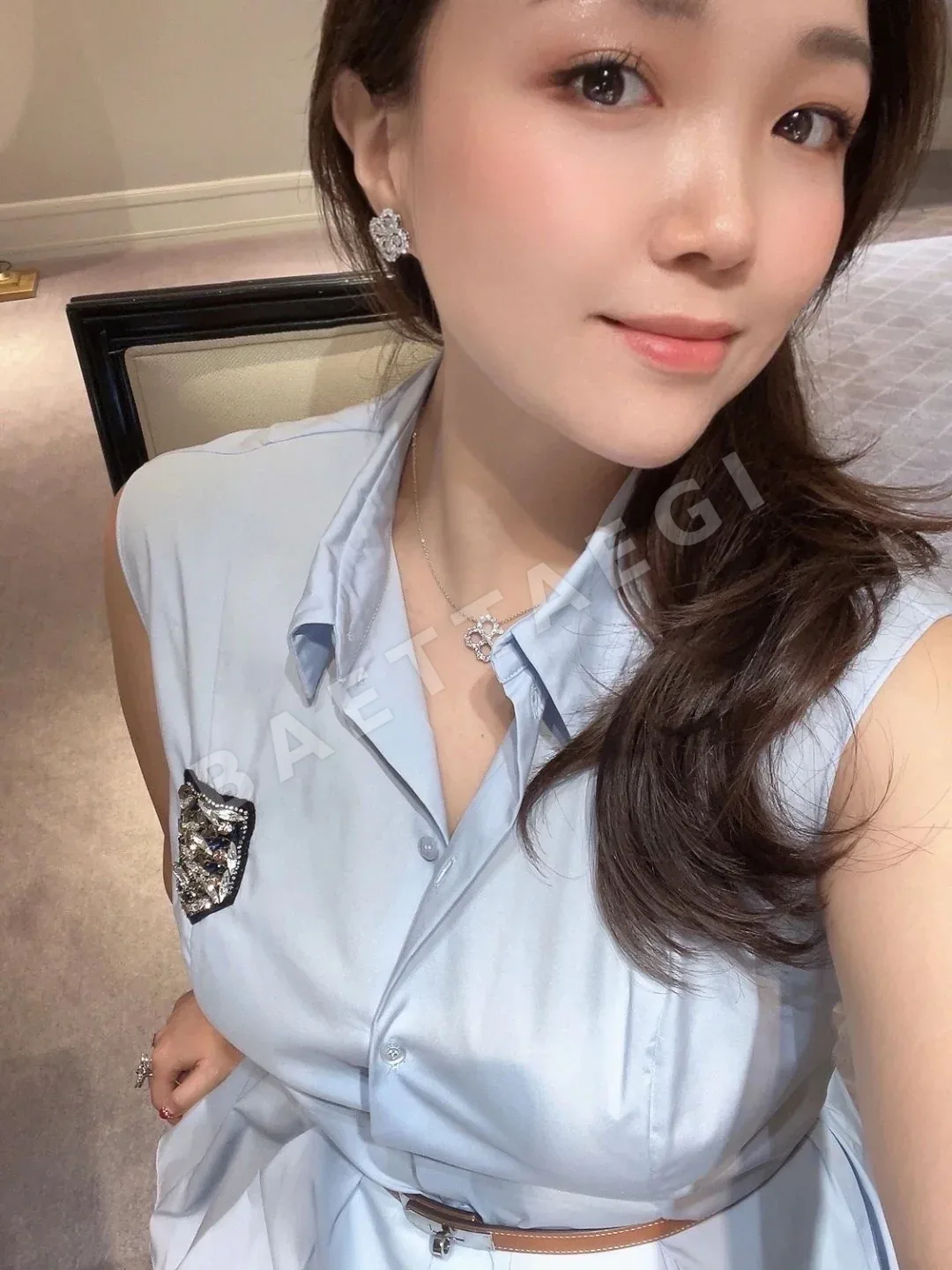 해리윈스턴 다이아몬드 루프 귀걸이 상세 이미지 10