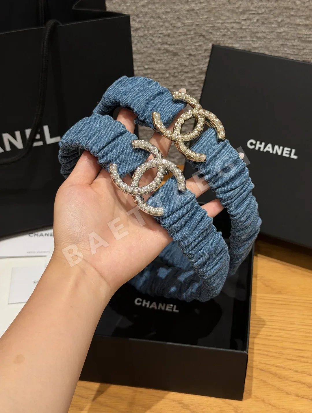 샤넬 램스킨 진주 더블 C 허리벨트 30mm 상세 이미지 7