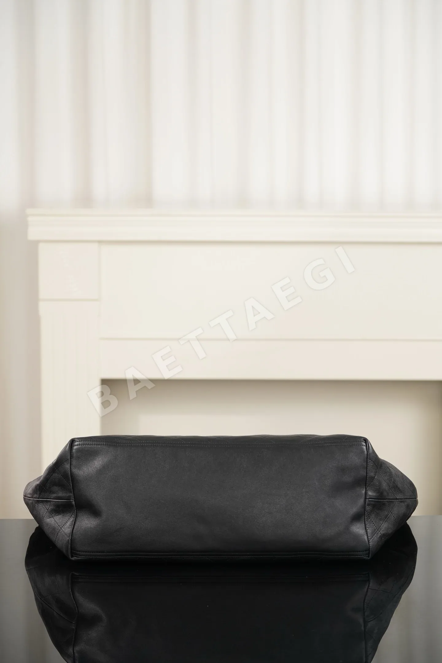 샤넬 더블 가죽 토트백 상세 이미지 9