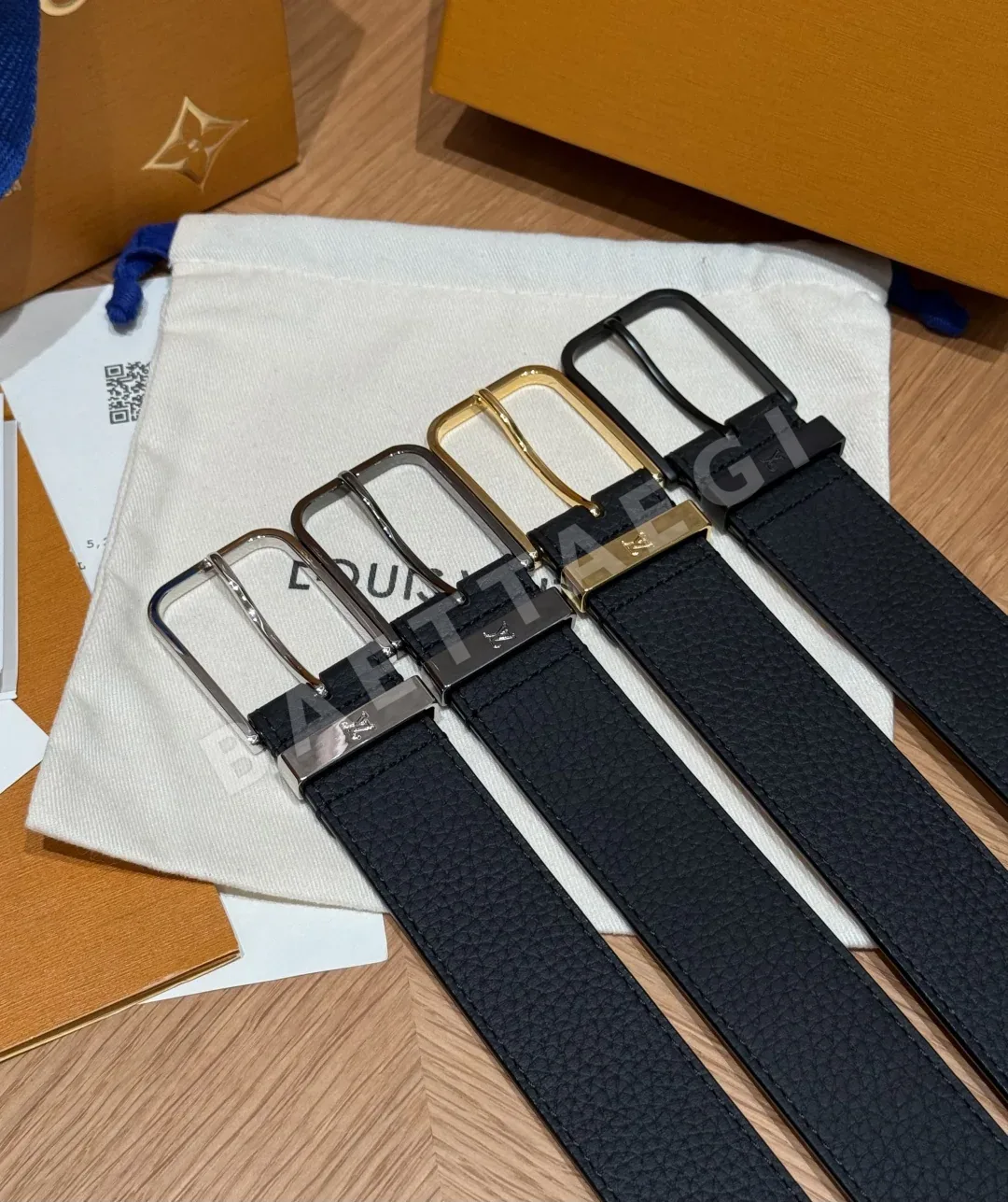 루이비통 더블페이스 핀버클 양면 가죽 벨트 상세 이미지 3
