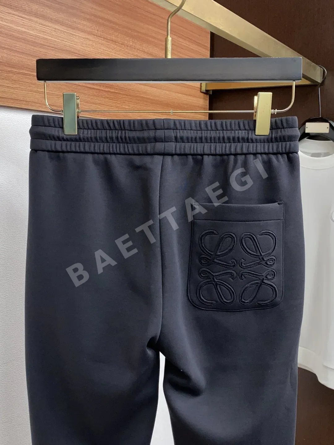 로에베 모달 블렌드 스트레이트 레그 남성 바지 상세 이미지 9