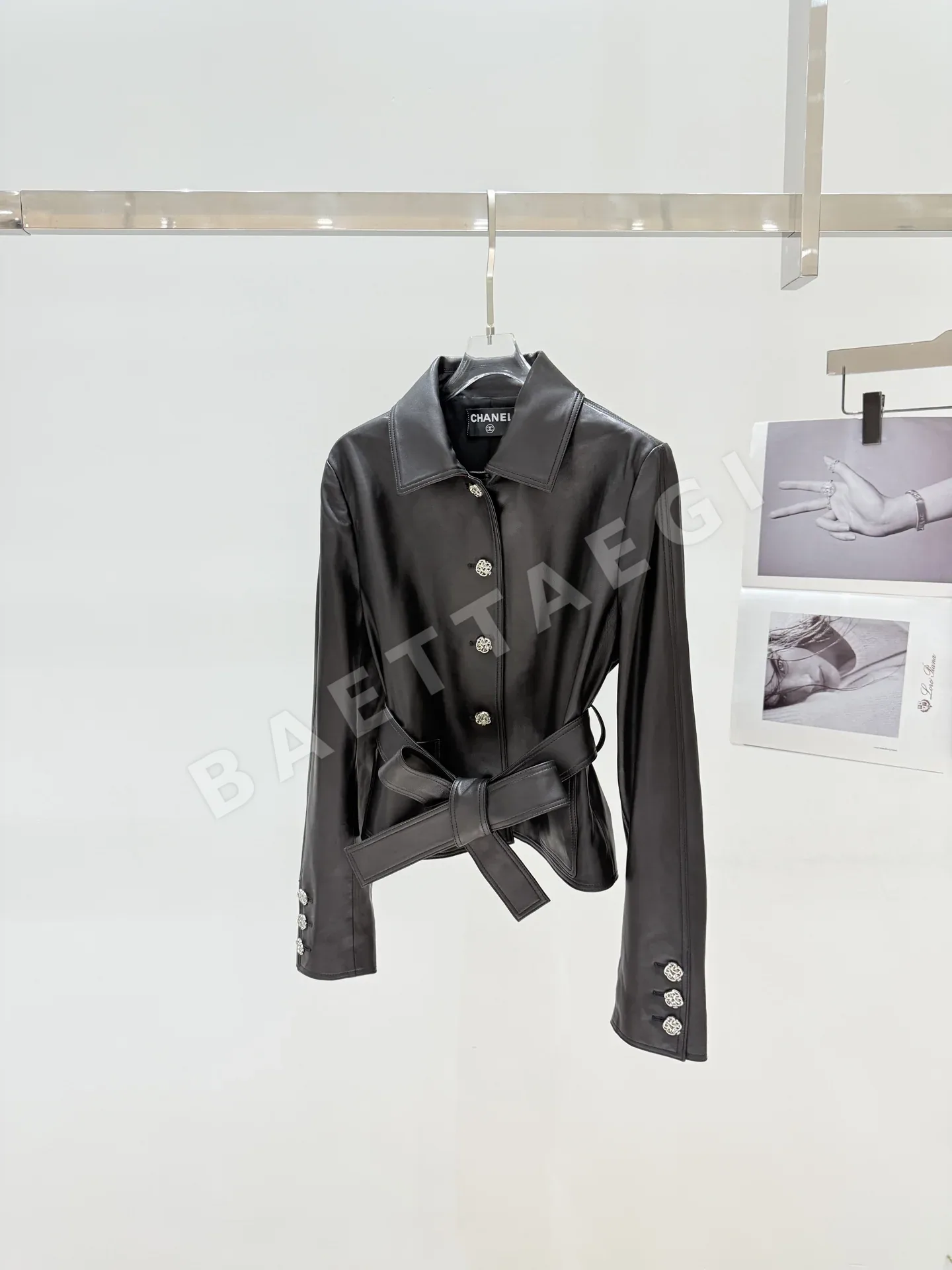 샤넬 드롭 숄더 여성 자켓 상세 이미지 2