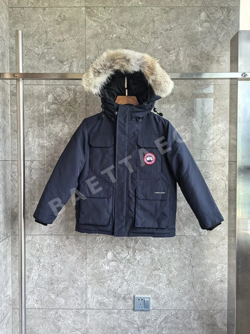 캐나다구스 [TOP] 블루 205741 Canada Goose Kids E08