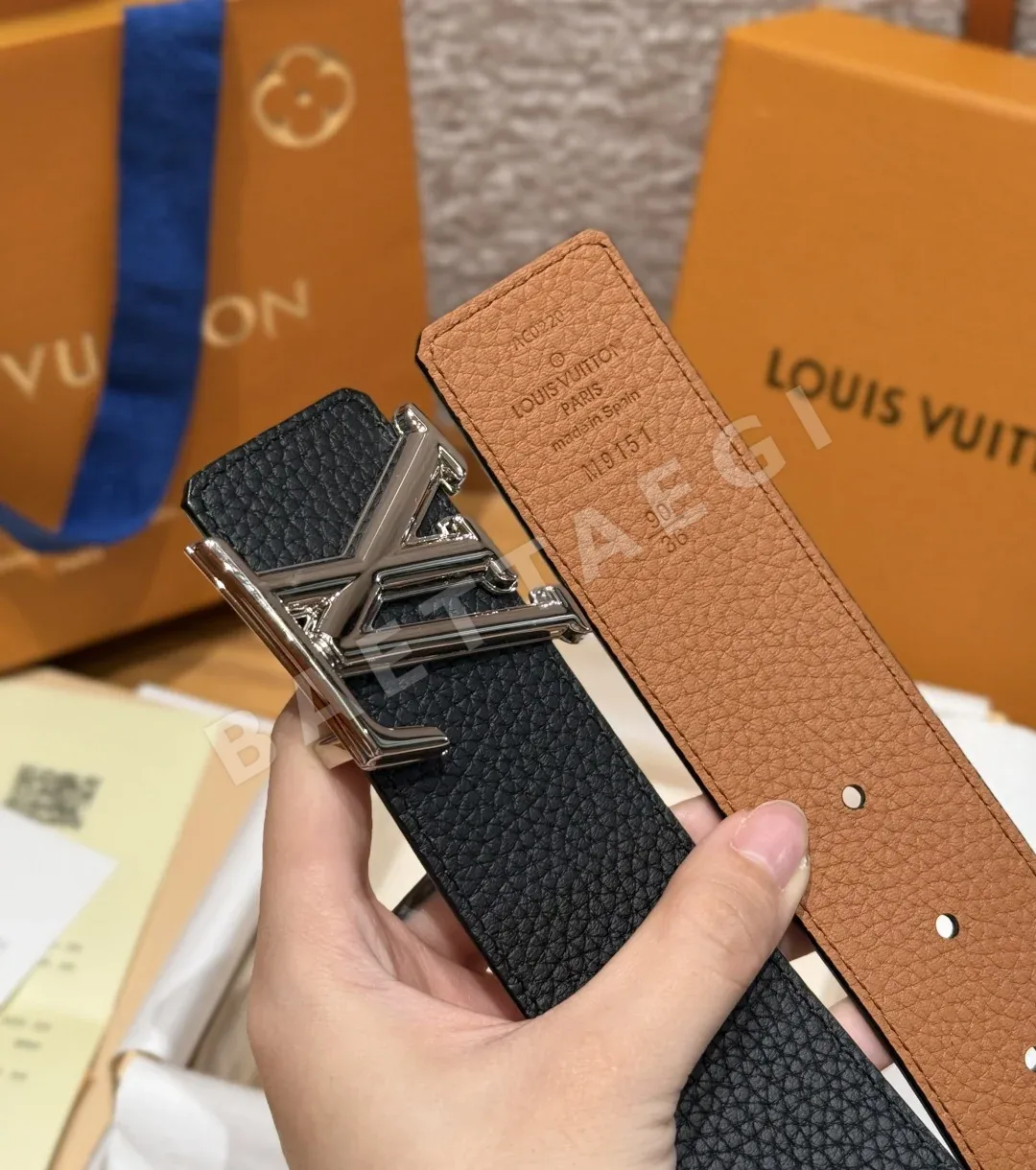 루이비통 JD350 토리옹 40mm 리버서블 벨트 상세 이미지 6