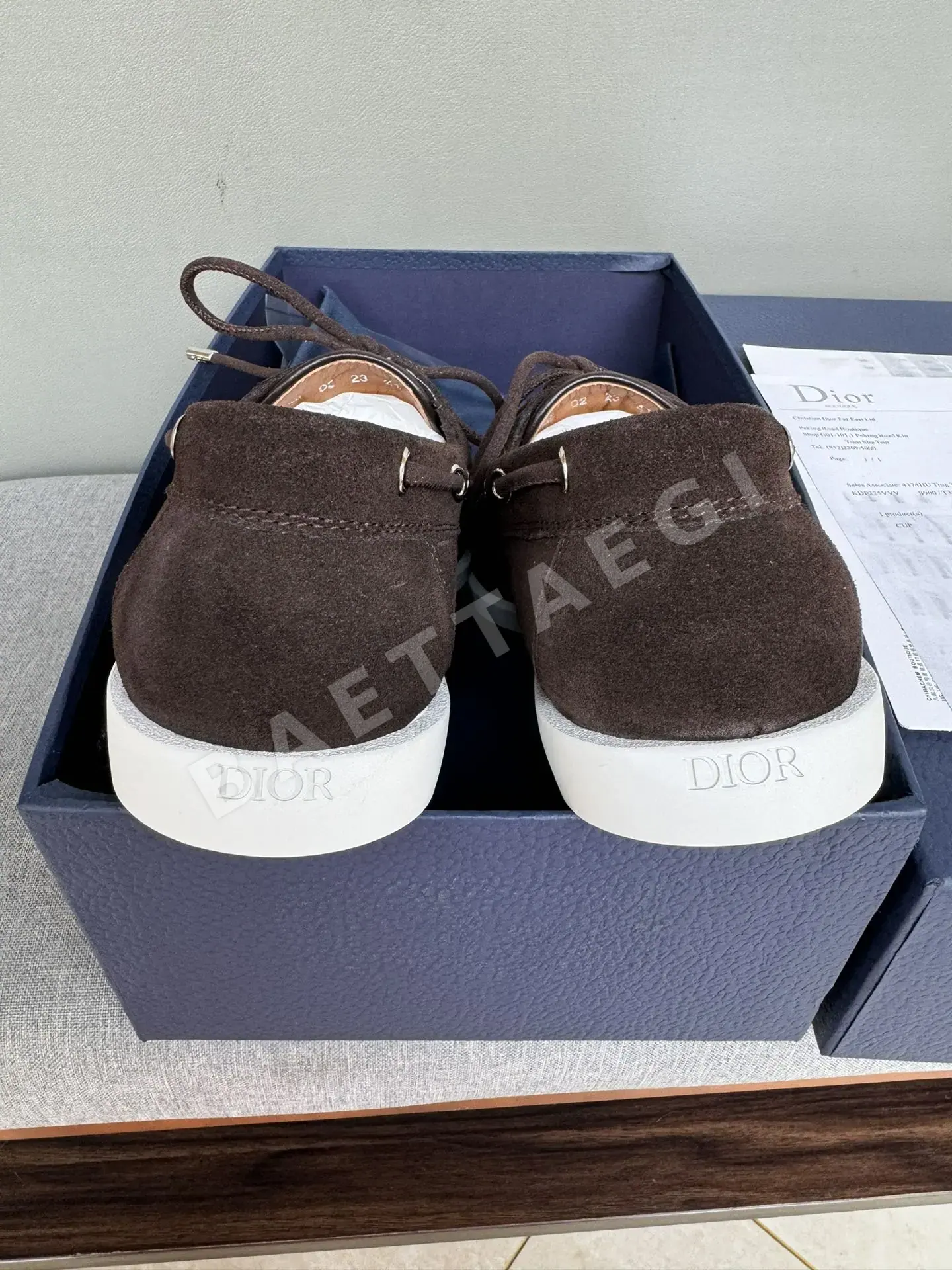 디올 로퍼 블랙 가죽 방취 기능 상세 이미지 6
