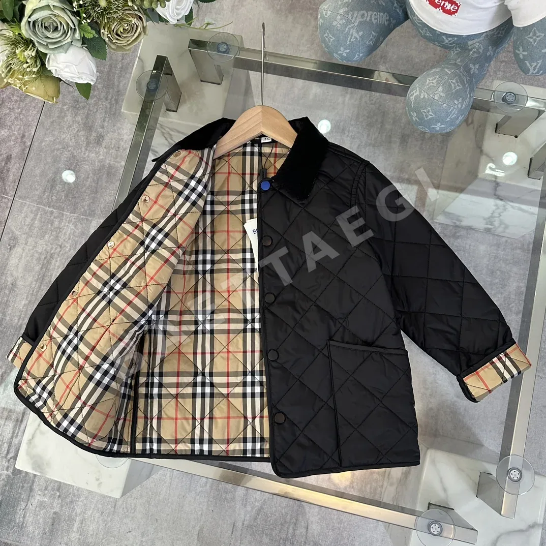 버버리 코듀로이 카라 키즈 코튼 재킷 상세 이미지 7