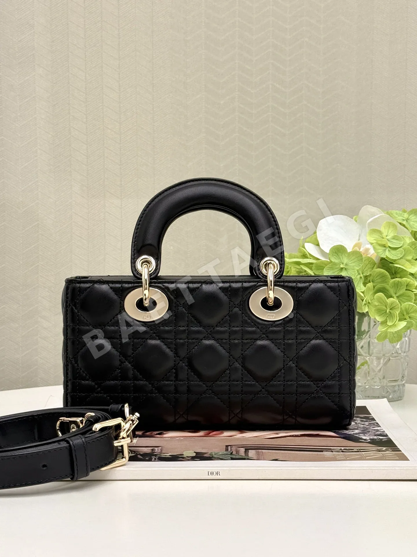 디올 레이디 디조이 스몰 블랙 Dior Lady D-Joy 상세 이미지 9