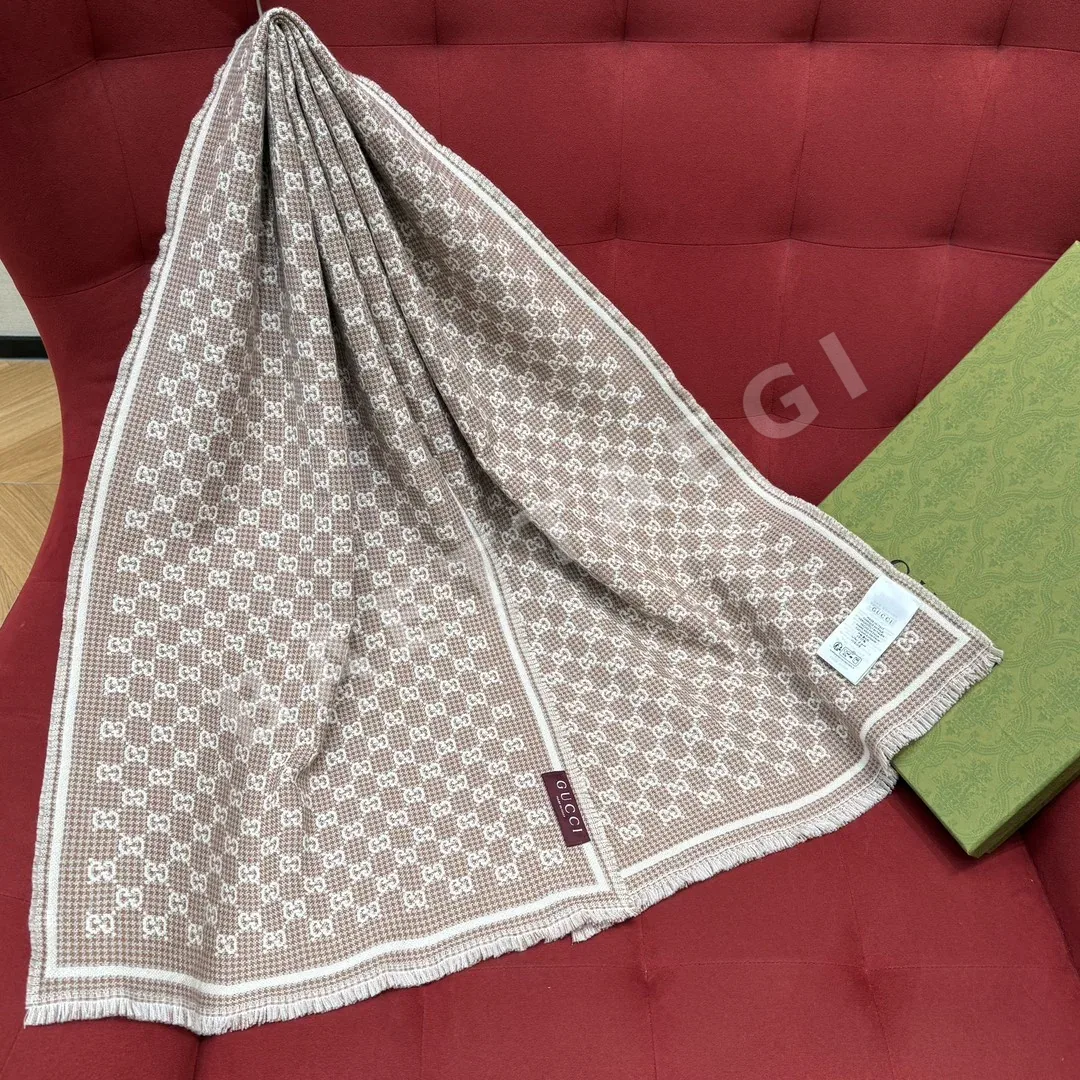 구찌 더블 G 자카드 울 머플러 상세 이미지 2