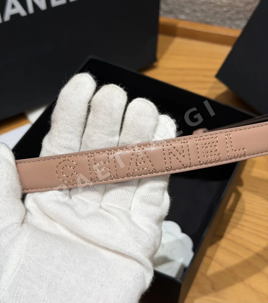 샤넬 퀼팅 램스킨 20mm 벨트 상세 이미지 6