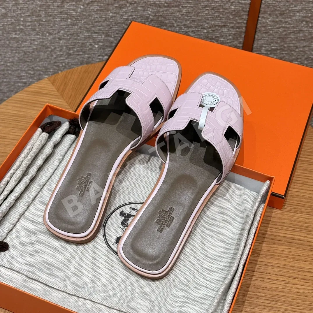 에르메스 오란 악어가죽 샌들 상세 이미지 3