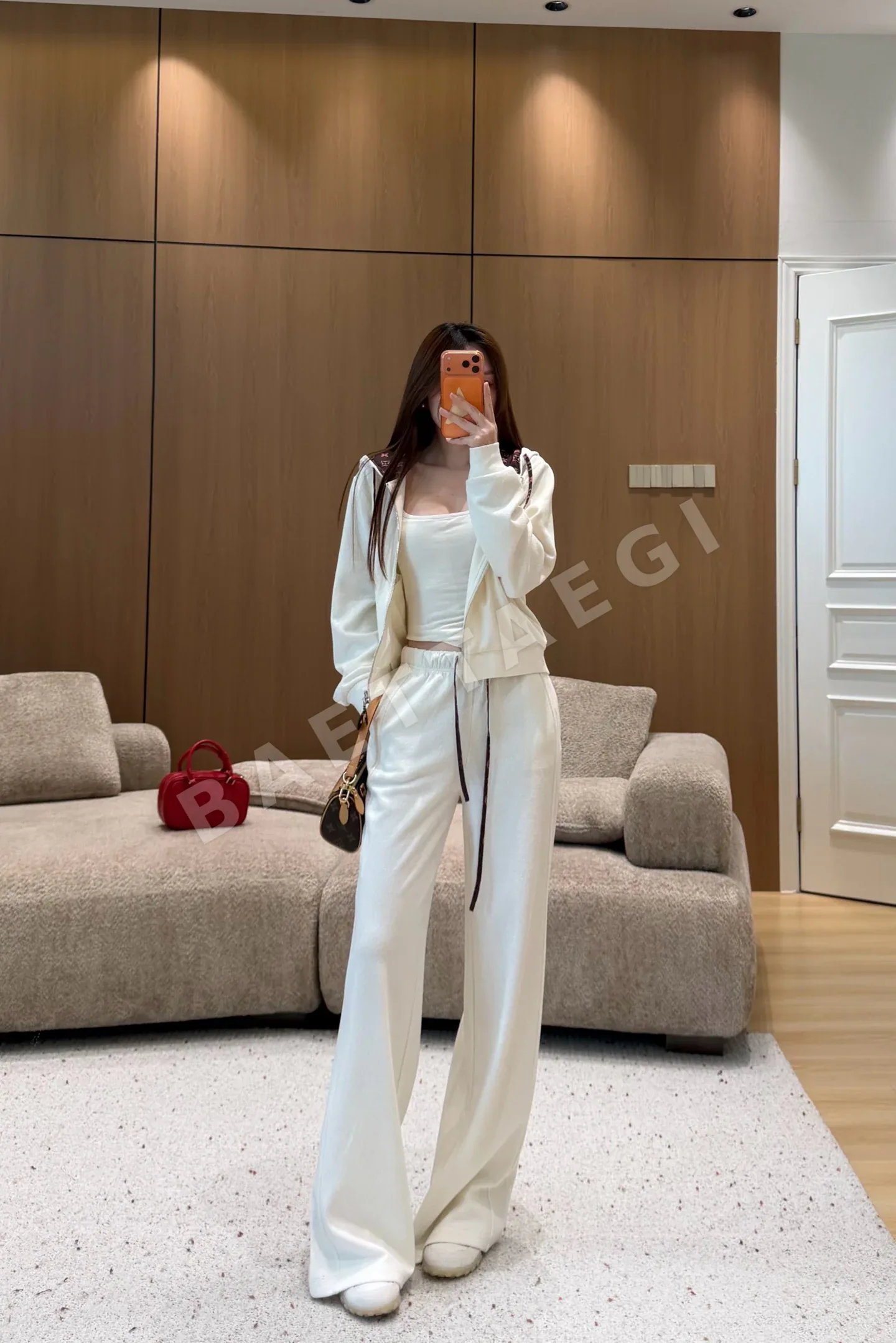 루이비통 모노그램 패치워크 재킷 팬츠 세트 상세 이미지 2