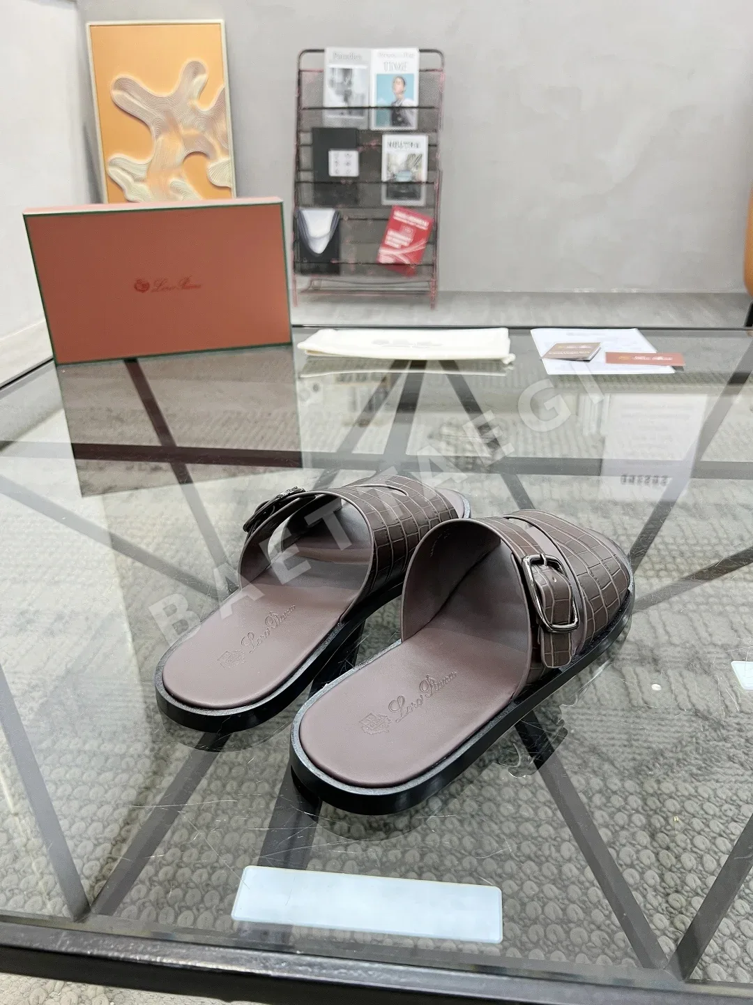 로로피아나 이탈리아 수입 소가죽 슬리퍼 상세 이미지 7
