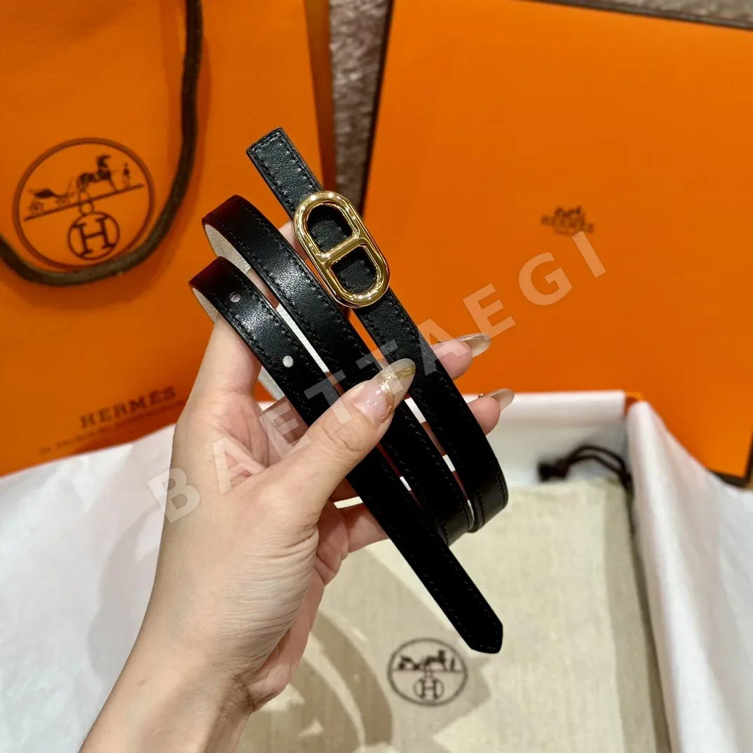 에르메스 셰느당크르 링크 금도금 리버서블 벨트 상세 이미지 5