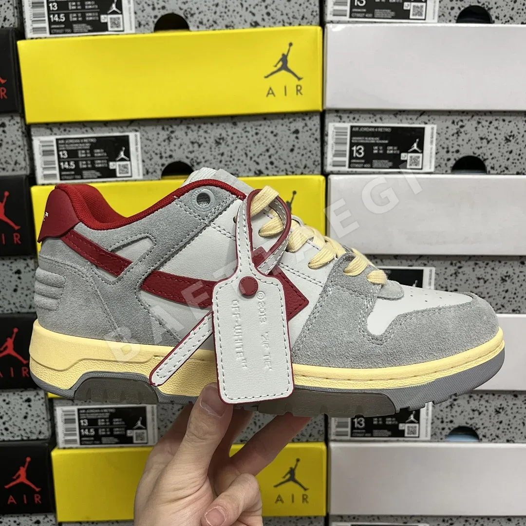 오프화이트 아웃 오브 오피스 OOO 로우 탑스 202399 Off White Out Of Office OOO Low Tops Light Grey