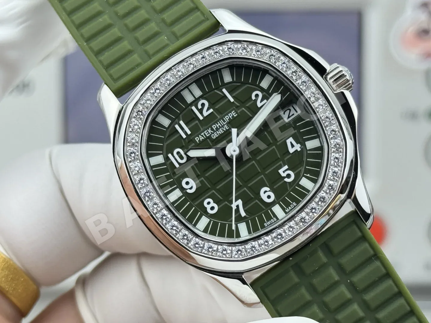 파텍필립 아쿠아넛 자동 여성용 GR 공장 레플리카 44065 Patek Philippe 상세 이미지 4