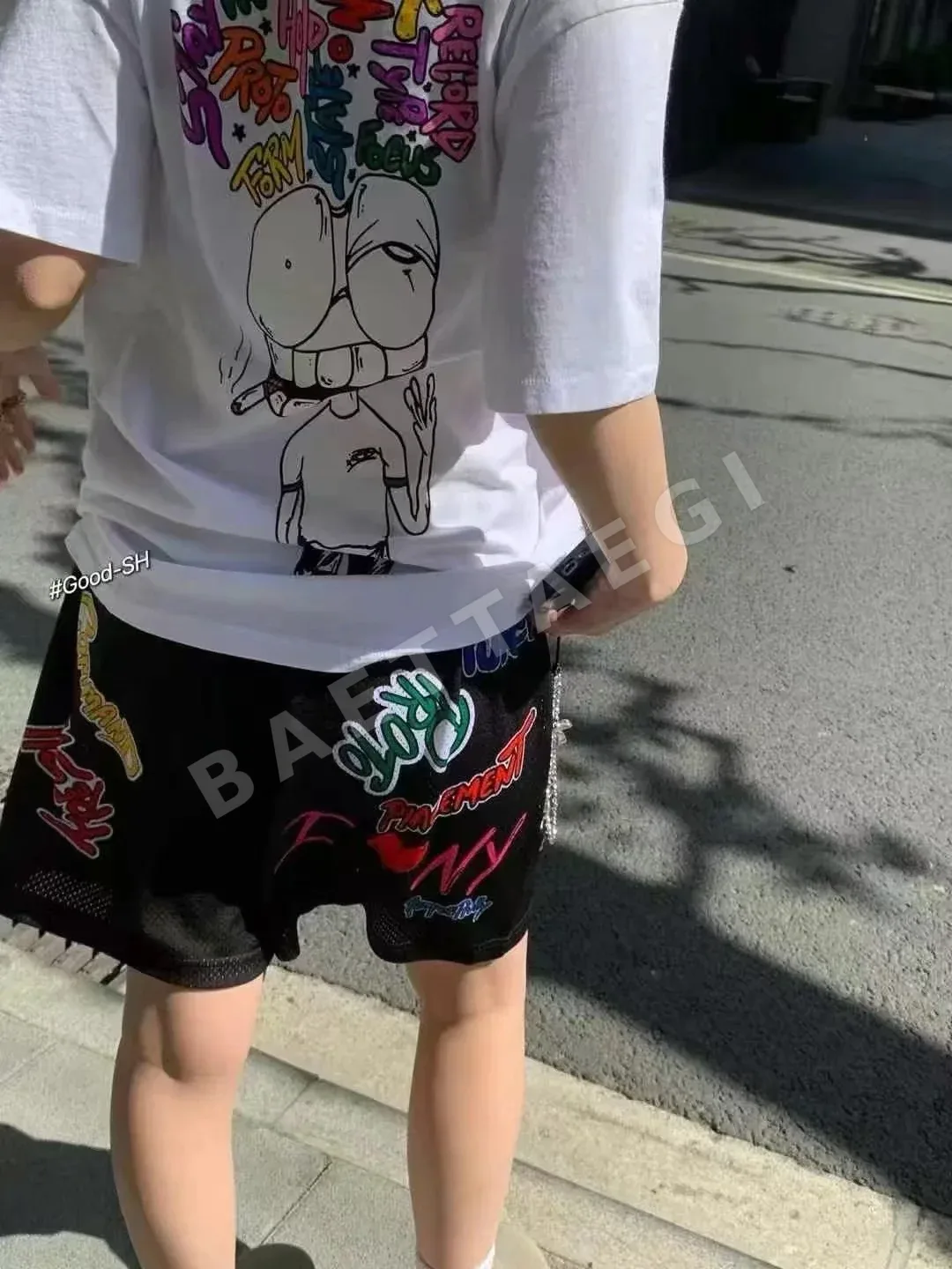크롬하츠 메시 반바지 상세 이미지 4