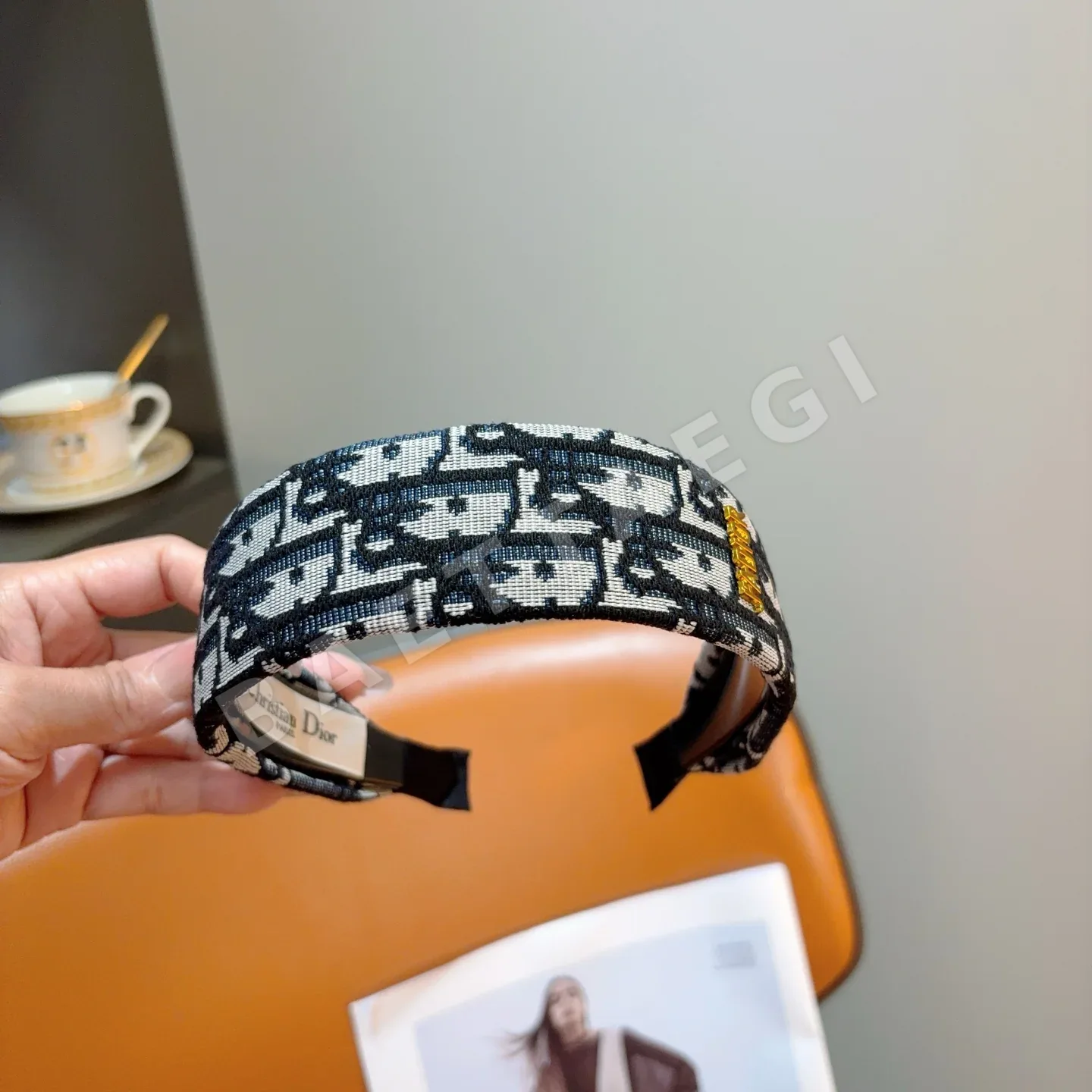 디올 D형 헤어밴드 상세 이미지 5