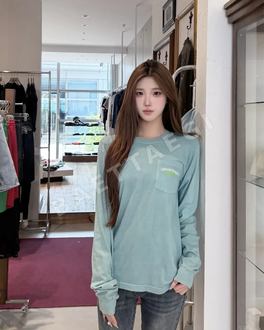 크롬하츠 블루컬러 긴팔 상세 이미지 2