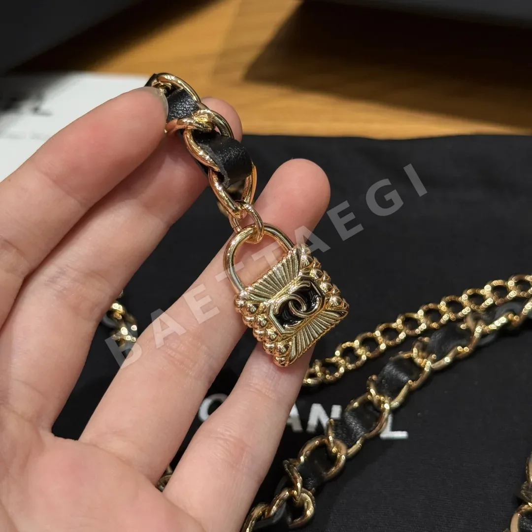 샤넬 메탈 진주 크리스탈 다중 가닥 벨트 상세 이미지 2