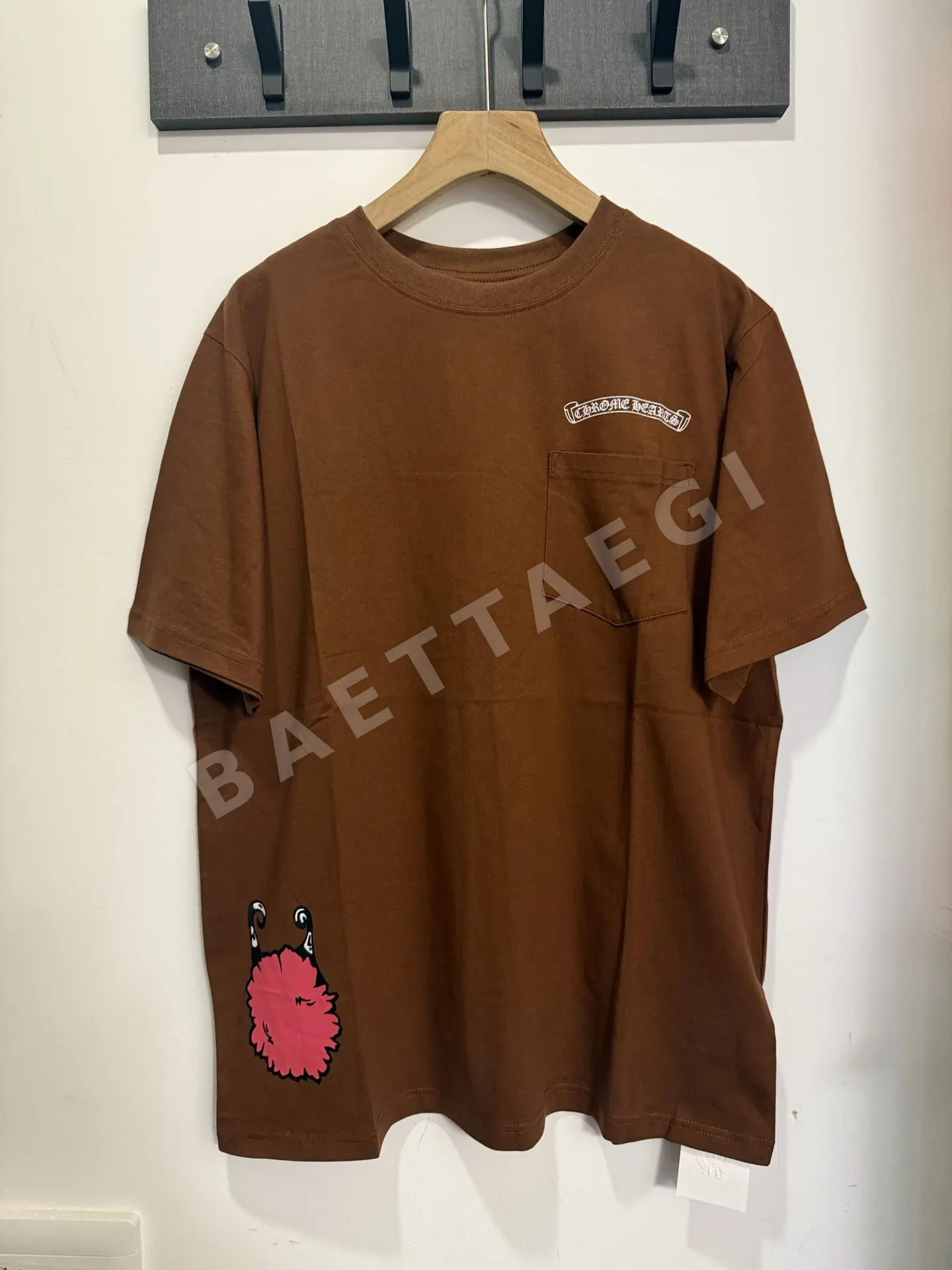 크롬하츠 매티보이 브라운 반팔 티셔츠 49968