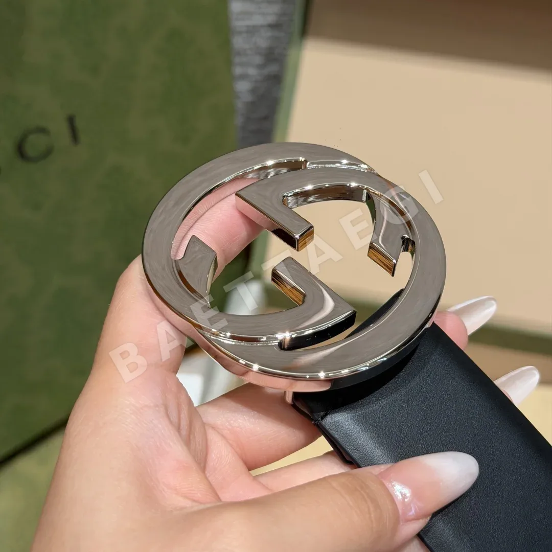 구찌 더블 G 버클 가죽 벨트 40mm 상세 이미지 4