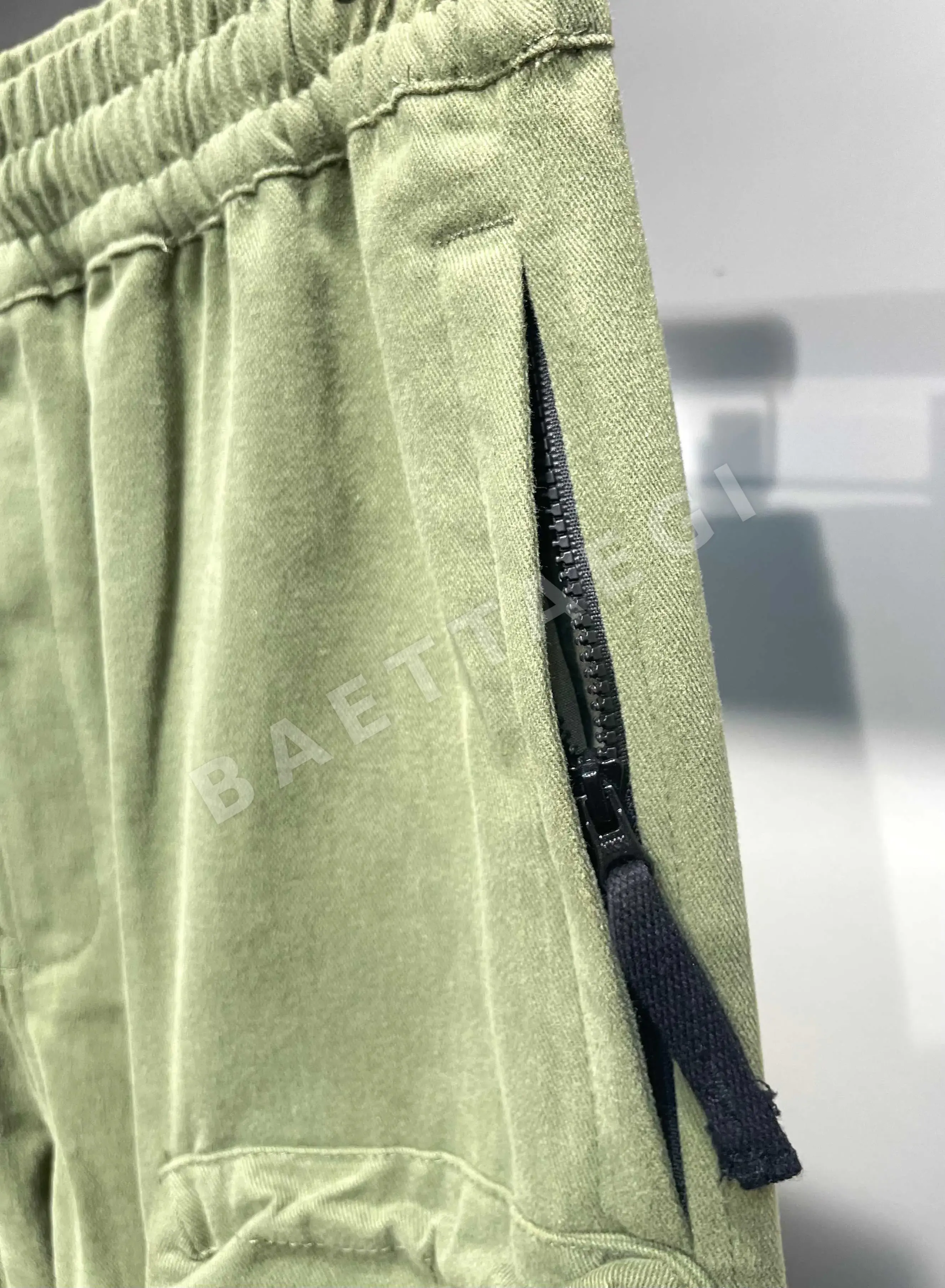 스톤아일랜드 컴퍼스 배지 워시 가공 멀티 포켓 카고 바지 상세 이미지 8