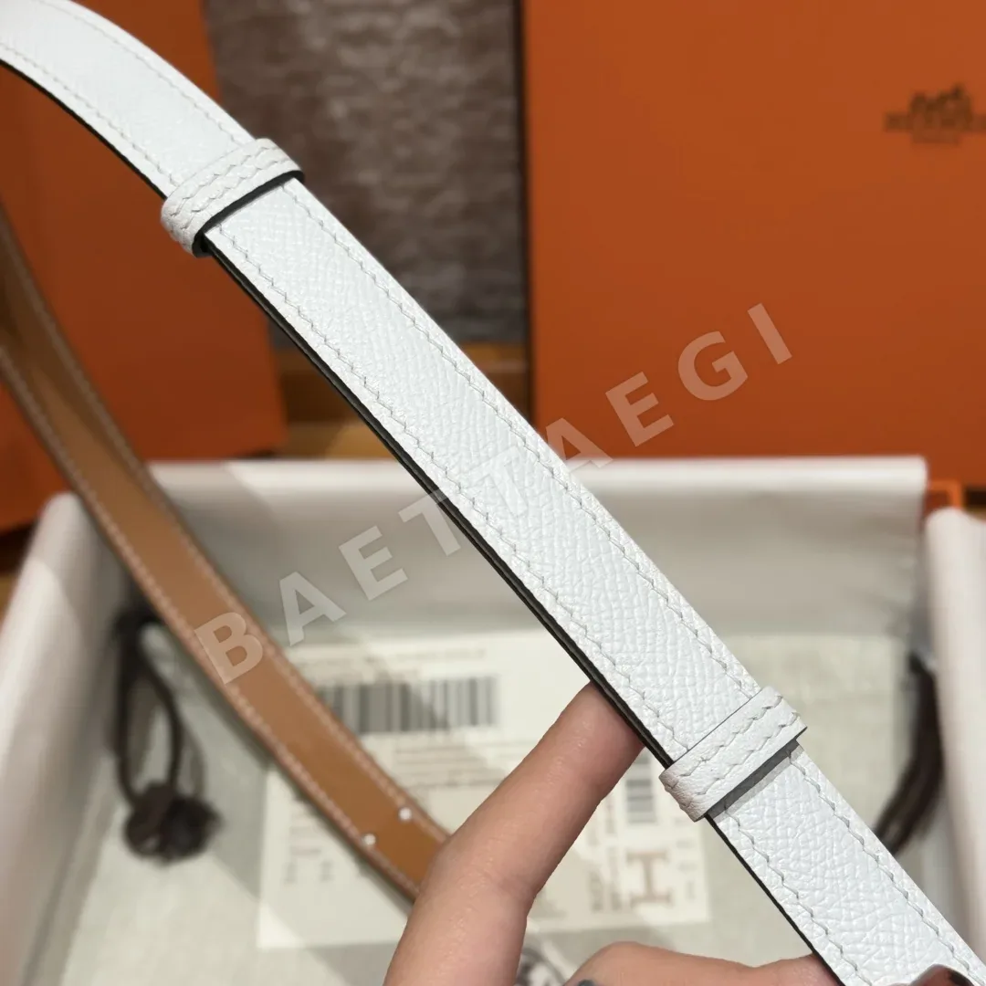 에르메스 켈리 버클 EPSOM 가죽 벨트 상세 이미지 8