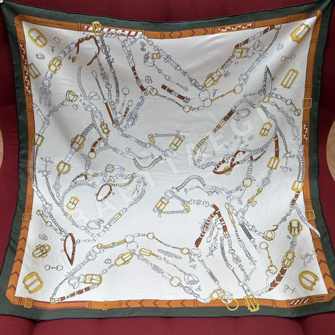 에르메스 도약하는 말 실크 스카프 상세 이미지 3