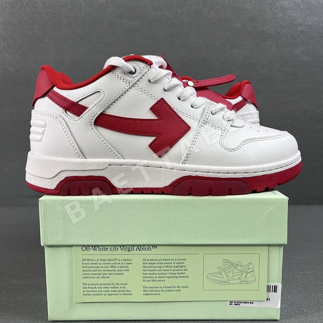 오프화이트 화이트 레드 202317 Off White