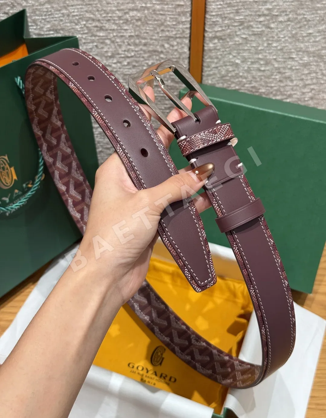고야드 플로리다 롤러 버클 벨트 상세 이미지 4