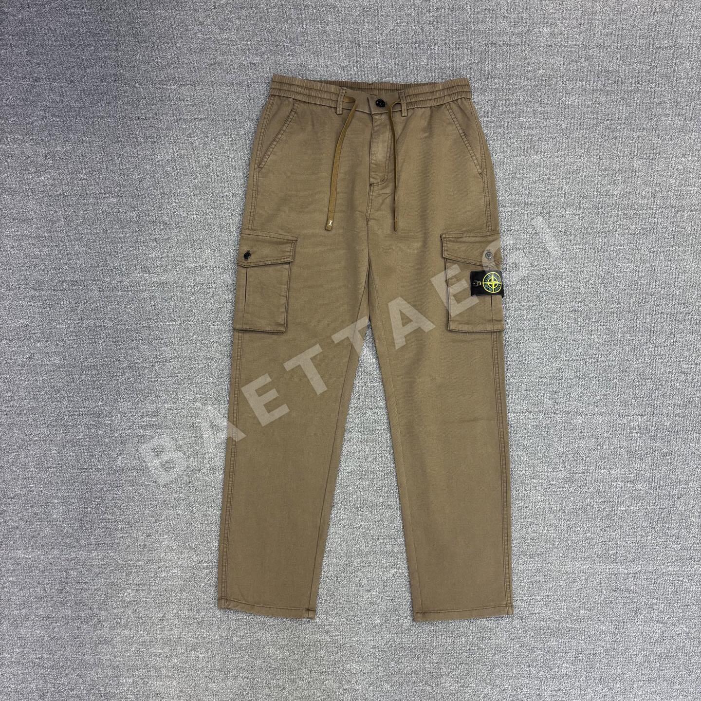 스톤아일랜드 멀티 포켓 고무 허리 밴드 카고 바지 51041