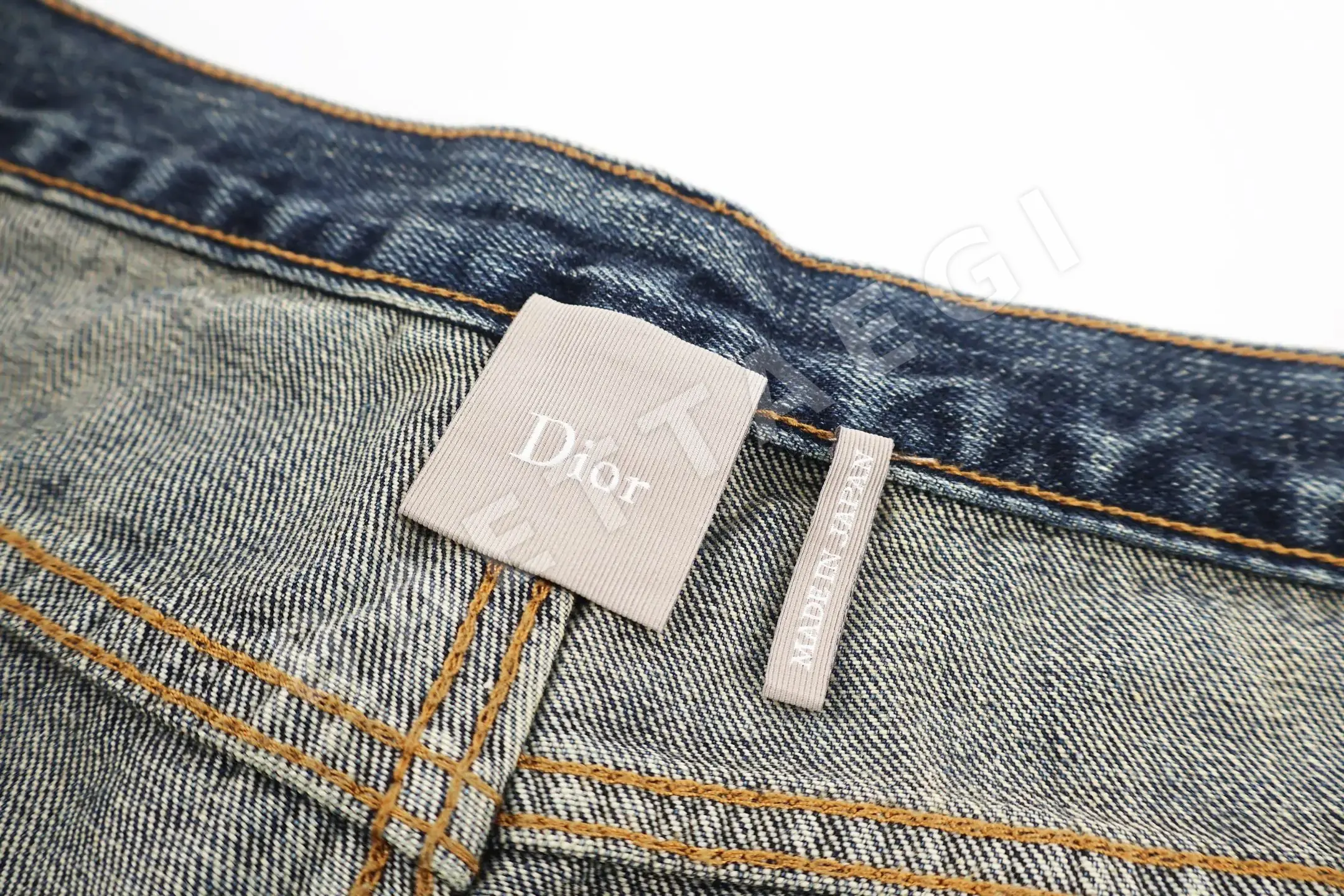 디올 패치워크 남성 바지 상세 이미지 3