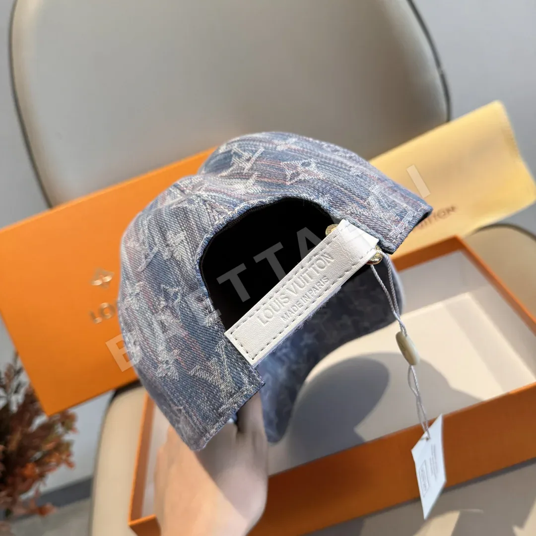루이비통 LV 데님 자카드 조절형 베이스볼 모자 상세 이미지 8