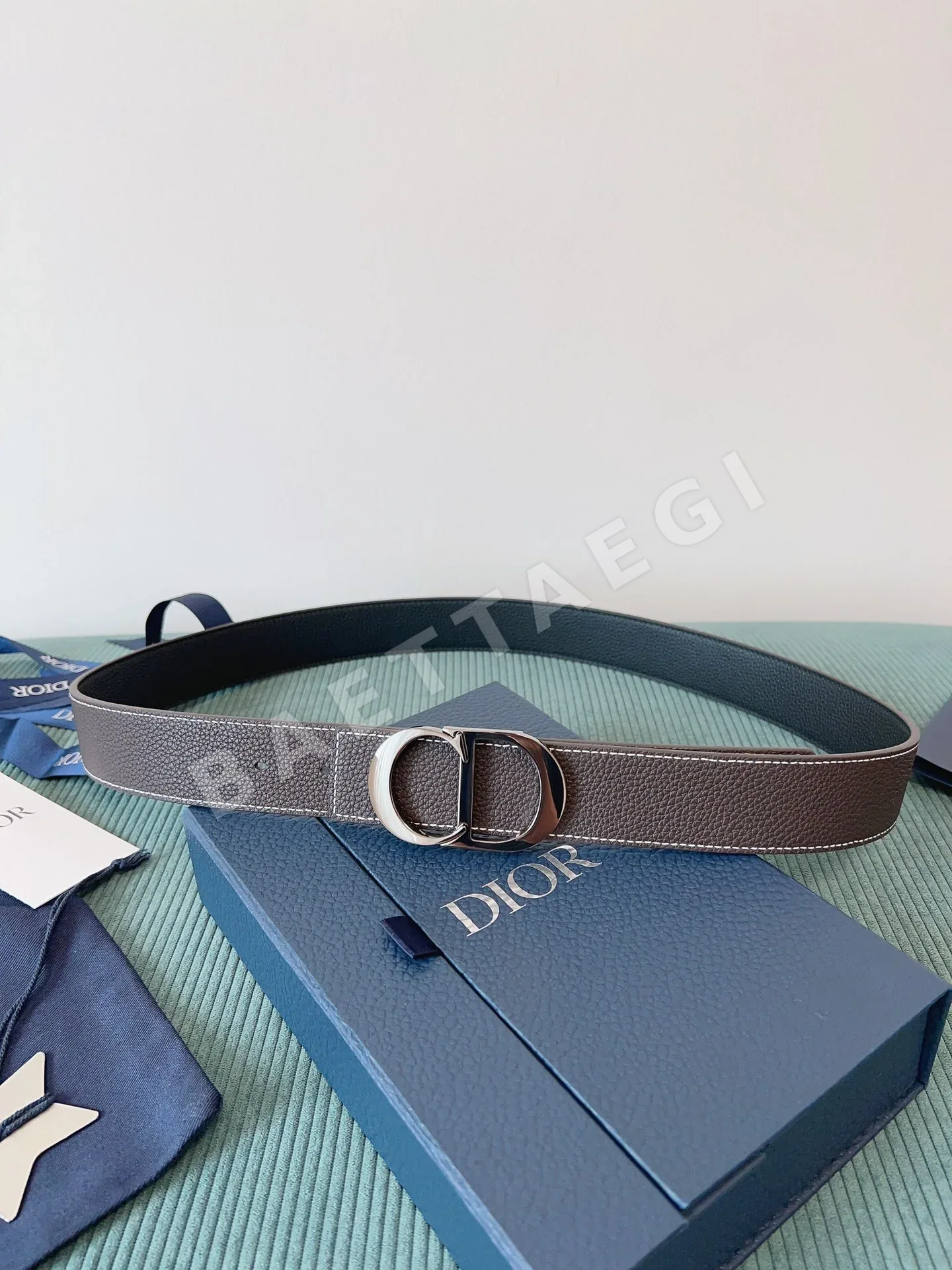 디올 천연 가죽 벨트 59841