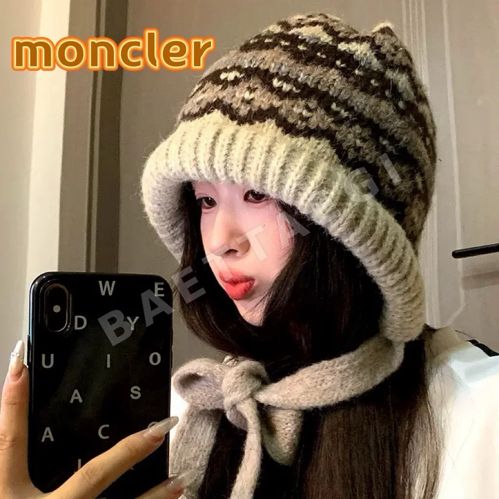 몽클레르 페어아일 니트 모자 186838